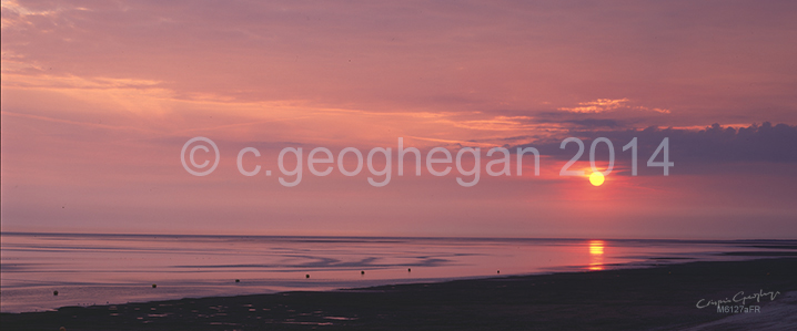 Coucher du soleil  Le Crotoy